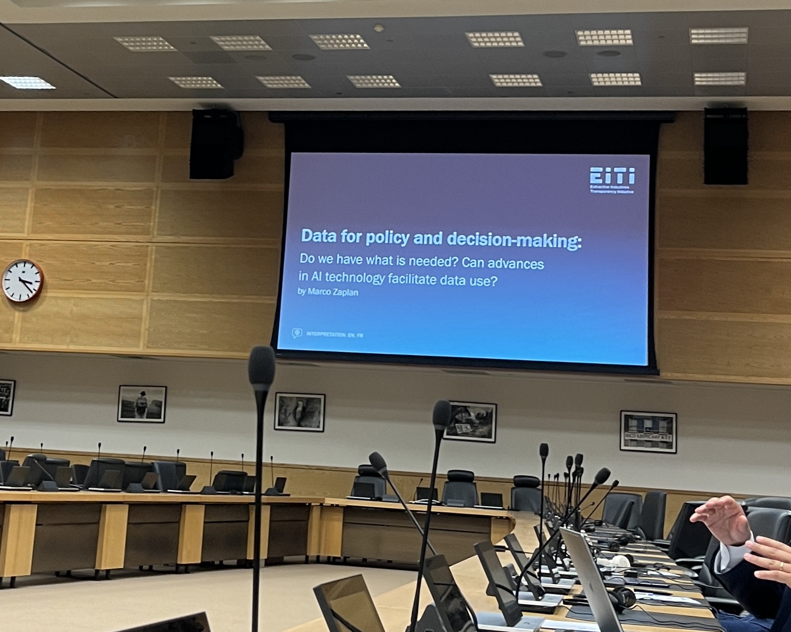 During the Peer Learning Day of the EITI Global Conference 2026 in Brussels, Belgium last 7 October 2026.